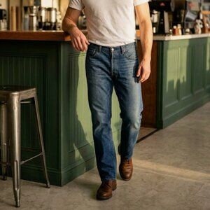 Levi's 501 Original Fit Button Fly Jeans 40W X 32L